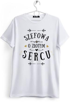 Koszulka Damska T-Shirt Dla Szefowej na Prezent
