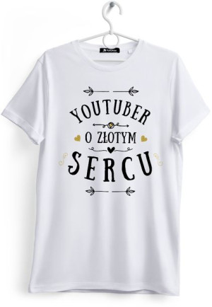 Koszulka Damska T-Shirt Dla Youtubera na Prezent