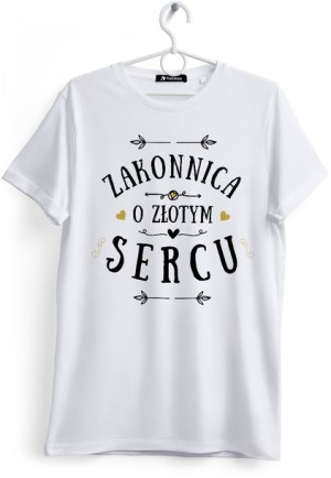 Koszulka Damska T-Shirt Dla Zakonnicy na Prezent