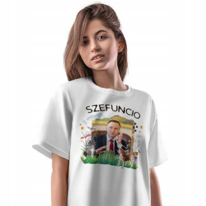 T-Shirt Damski Andrzej Duda PiS Koszulka Prezent