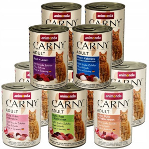 ANIMONDA Carny Adult mix 5 smaków 10x400g