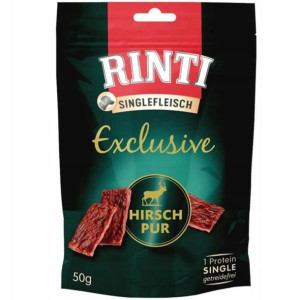 RINTI EXCLUSIVE przysmak dla psa jeleń 50g