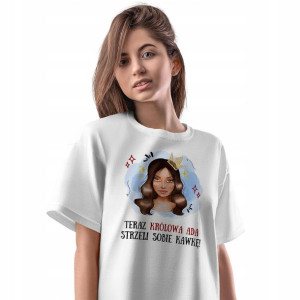 T-Shirt Damski Dla Ady Koszulka L Prezent
