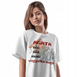 T-Shirt Damski Dla Agaty Koszulka M Prezent