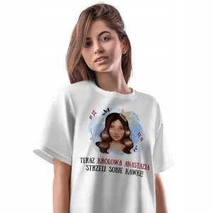 T-Shirt Damski Dla Anastazji Koszulka M Prezent
