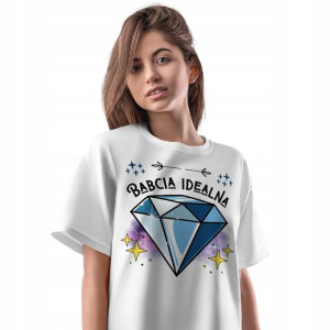 T-Shirt Damski Dla Babci Dzień Babci Koszulka
