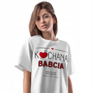 T-Shirt Damski Dla Babci Dzień Babci Koszulka
