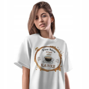 T-Shirt Damski Dla Babci Koszulka XL Prezent