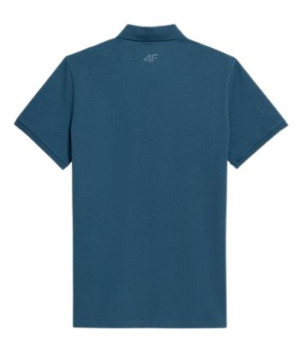 Koszulka polo męska 4F 4FSS23-TPTSM038 denim