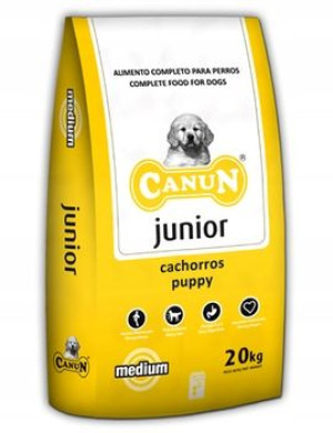 Canun Junior 20kg DLA SZCZENIĄT PSÓW RAS DUŻYCH