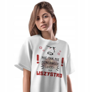 T-Shirt Damski Dla Cioci Koszulka XL Prezent