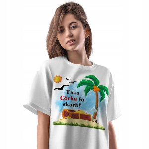 T-Shirt Damski Dla Córki Córeczki Koszulka Prezent