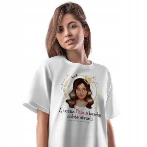 T-Shirt Damski Dla Diany Koszulka XL Prezent