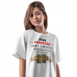 T-Shirt Damski Dla Ewy Koszulka XXL Prezent
