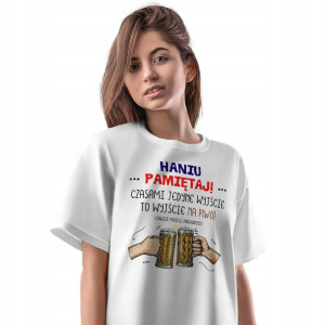 T-Shirt Damski Dla Hani Koszulka L Prezent