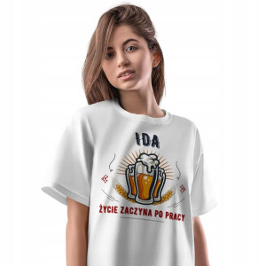T-Shirt Damski Dla Idy Koszulka L Prezent