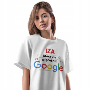 T-Shirt Damski Dla Izy Koszulka L Prezent