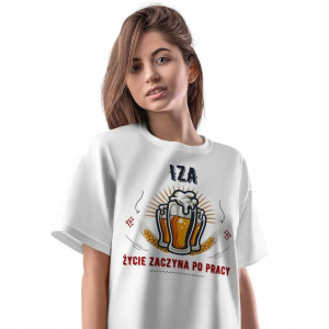 T-Shirt Damski Dla Izy Koszulka XL Prezent