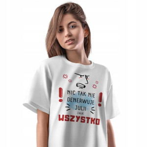 T-Shirt Damski dla Juli Julki Koszulka XL Prezent