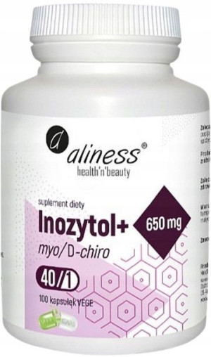 Aliness INOZYTOL D-CHIRO 650mg MIO-INOZYTOL 100kap