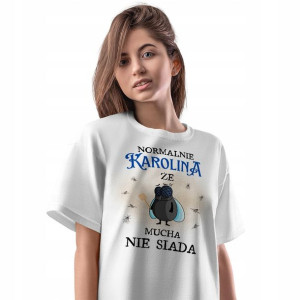 T-Shirt Damski Dla Karoliny Koszulka XXL Prezent