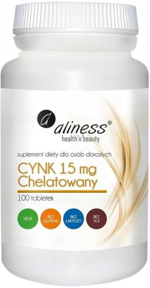 ALINESS CYNK CHELAT diglicynian cynku 15mg 100 tab