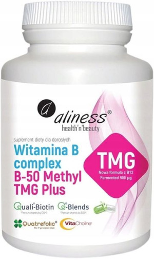 Witamina B Complex B50 Methyl 100kaps Vege Aliness