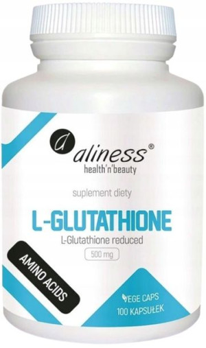 Aliness L-Glutathione reduced 500mg 100Vkaps