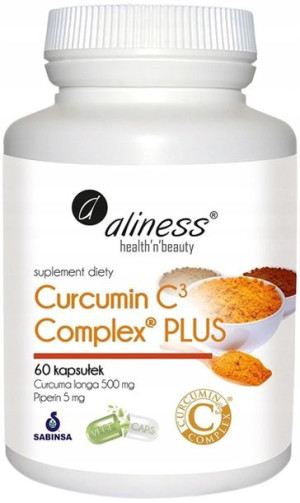 Aliness CURCUMIN i PIPERYNA turmeric KURKUMINA