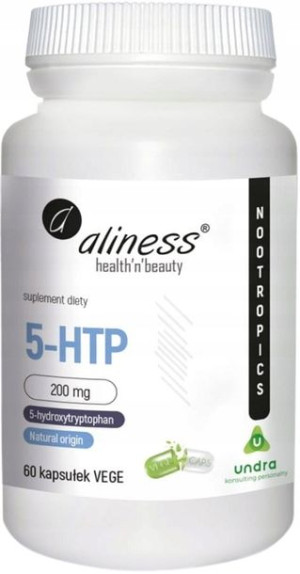 Aliness 5-htp 200mg 60kaps Stres Układ Nerwowy