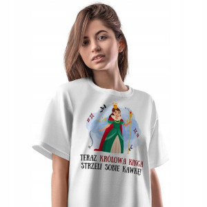 T-Shirt Damski Dla Kingi Koszulka S Prezent