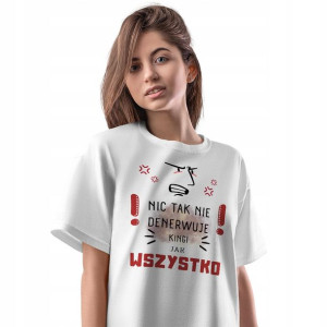 T-Shirt Damski Dla Kingi Koszulka XL Prezent