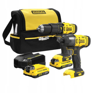 Zestaw 18v V20 Sfmcd711+sfmcf800 2*2.0ah Stanley