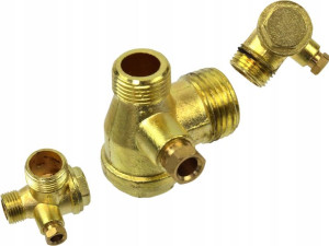 Zawór zwrotny kompresora sprężarki 1/2"x3/8x1/4"