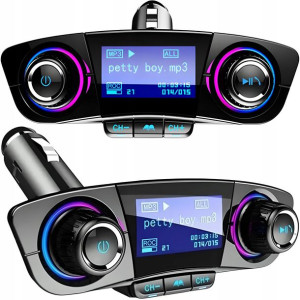 Transmiter Fm Bluetooth 5.0 Usb Wielofunkcyjny 8w1