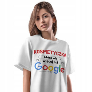T-Shirt Damski Dla Kosmetyczki Koszulka Prezent
