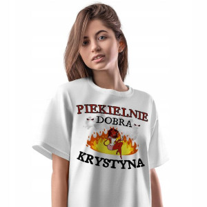 T-Shirt Damski Dla Krystyny Koszulka XL Prezent