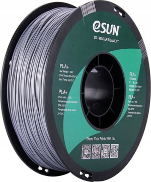 Filament eSUN PLA+ 1,75 mm 1000 g Silver/Srebrny