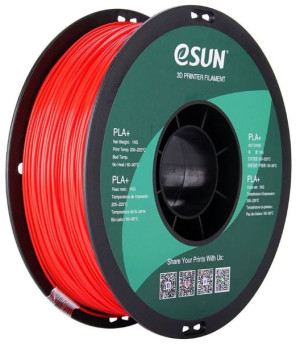 Filament eSUN PLA+ 1,75 mm 1000 g Red/Czerwony