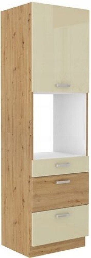 Słupek Pod Piekarnik Artis 60 Dps-210 3s 1f Krem