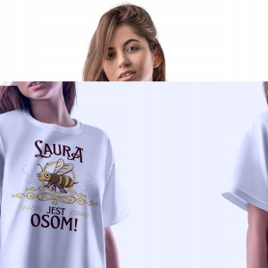 T-Shirt Damski Dla Laury Koszulka L Prezent