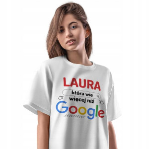 T-Shirt Damski Dla Laury Koszulka S Prezent