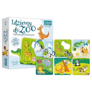 TREFL Idziemy do Zoo Pierwsza Gra Edukacyjna 02058