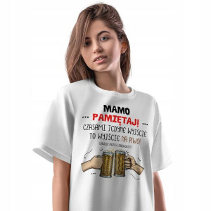 T-Shirt Damski Dla Mamy L Dzień Matki Koszulka