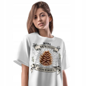 T-Shirt Damski Dla Mamy L Dzień Matki Koszulka
