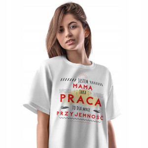 T-Shirt Damski Dla Mamy M Dzień Matki Koszulka