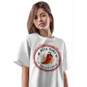 T-Shirt Damski Dla Mamy M Dzień Matki Koszulka