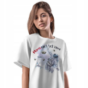 T-Shirt Damski Dla Mamy M Dzień Matki Koszulka