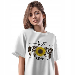 T-Shirt Damski Dla Mamy M Dzień Matki Koszulka