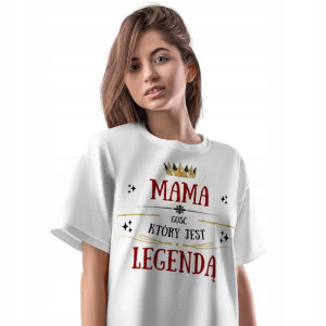 T-Shirt Damski Dla Mamy S Dzień Matki Koszulka